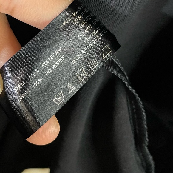 GENEVIE v-neck sheath black formal dress women Size Large - Picture 9 of 12